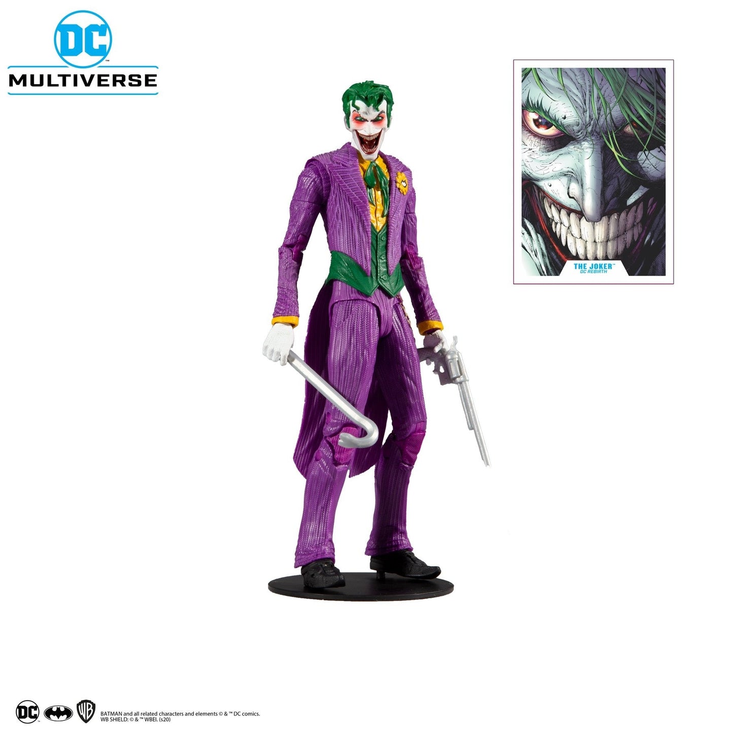 DC Multiverse The Joker Rebirth 7" Action Figure - GeekCore