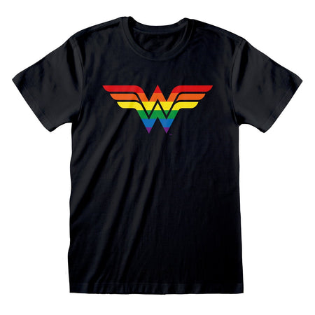 DC Wonder Woman Logo Pride T - Shirt - GeekCore