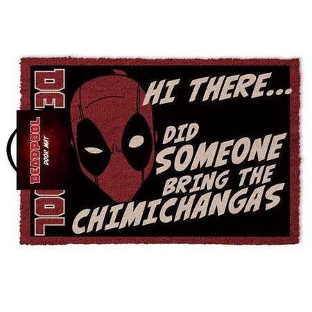 Deadpool Chimichanga Coir Doormat - GeekCore