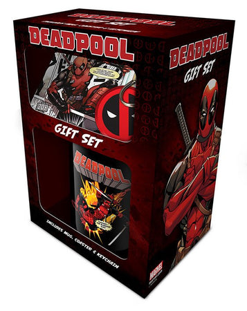 Deadpool Mug & Coaster Gift Set - GeekCore