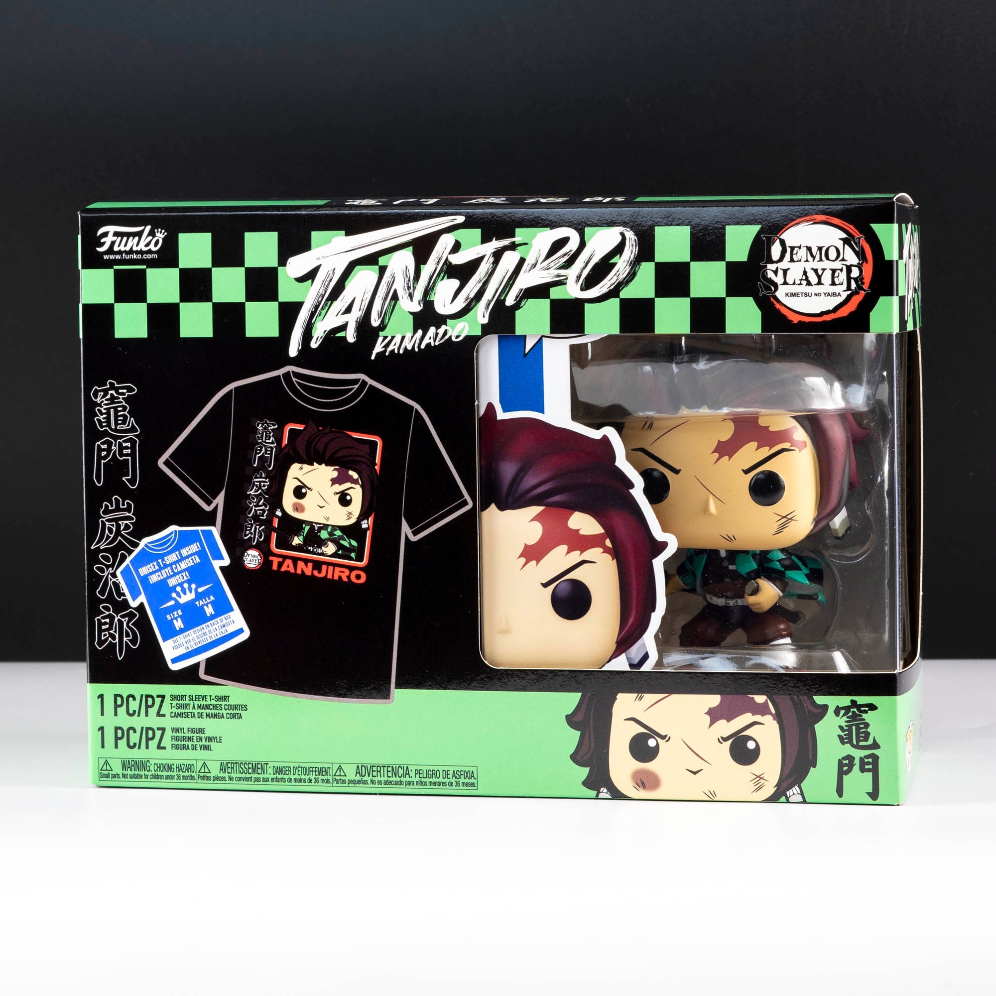 Demon Slayer Tanjiro with Sword Pop! Vinyl and Tee Set - GeekCore