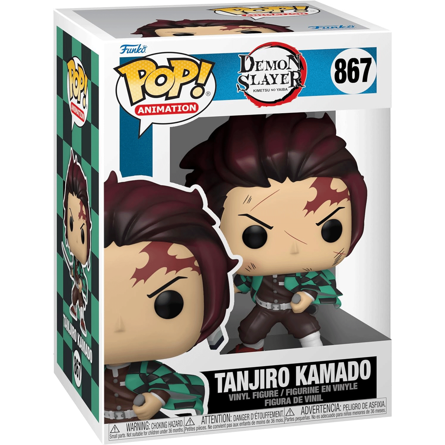 Demon Slayer Tanjiro with Sword Pop! Vinyl and Tee Set - GeekCore