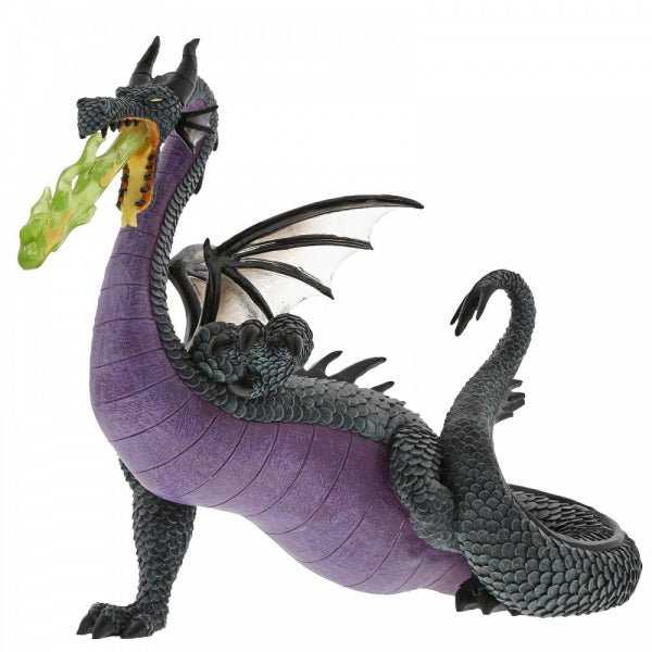 Disney Maleficent Dragon Hand Finished Cast Stone Figurine - GeekCore