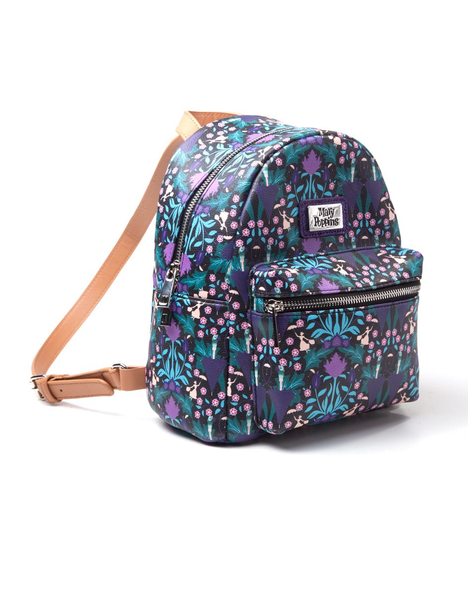 Disney Mary Poppins All Over Print Mini Backpack - GeekCore