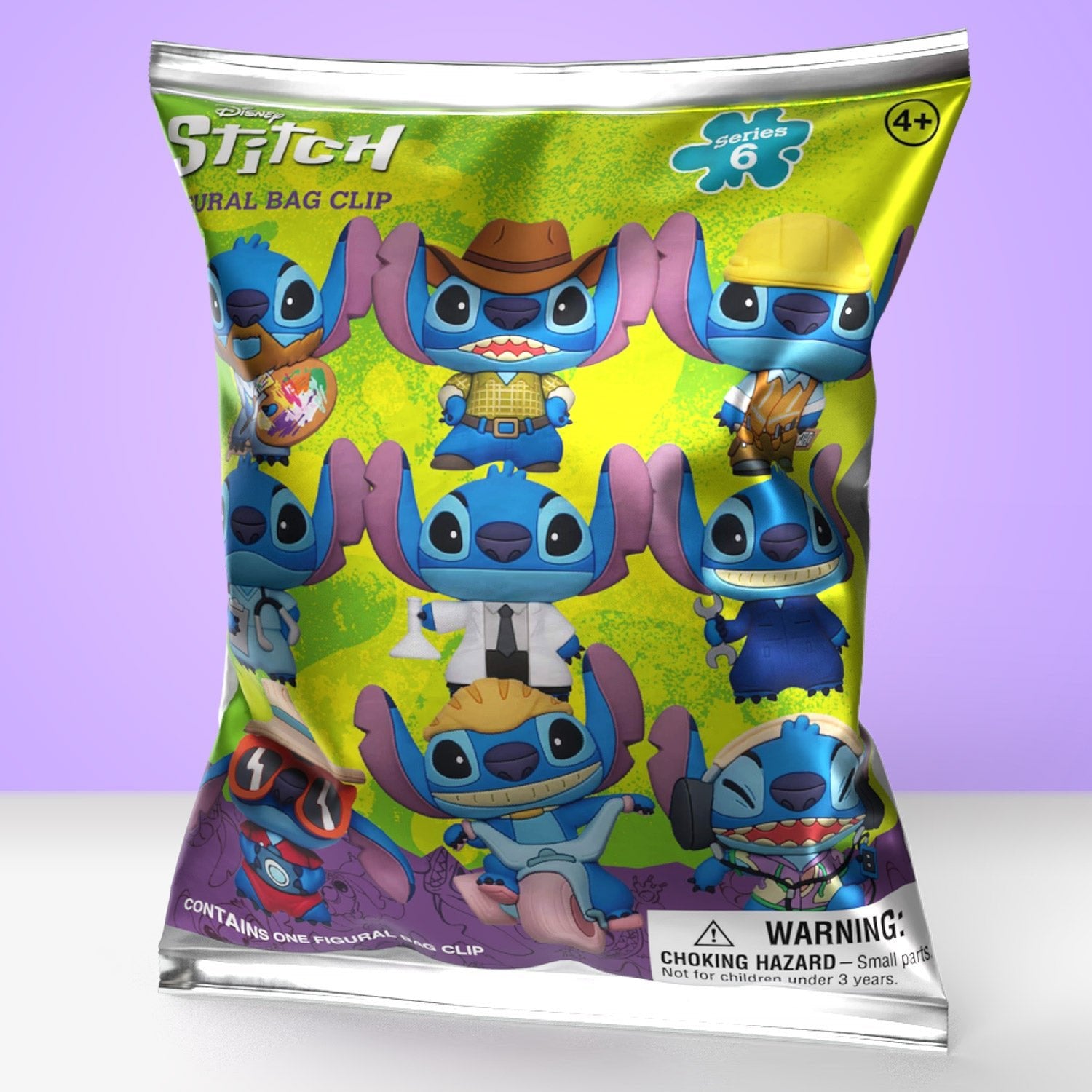 Disney Stitch Series 6 Blind Bag Mystery Bag Clip - GeekCore