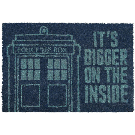 Doctor Who Tardis Coir Doormat - GeekCore