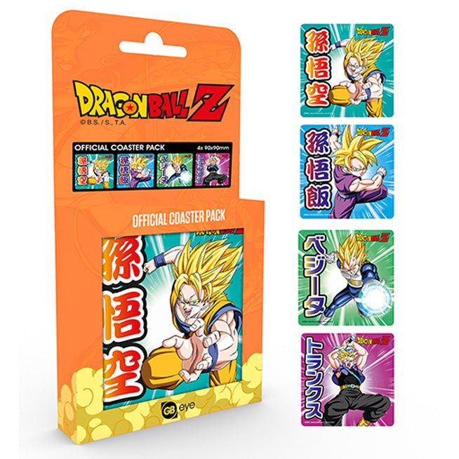 Dragon Ball Z Coasters (4 Pack) - GeekCore