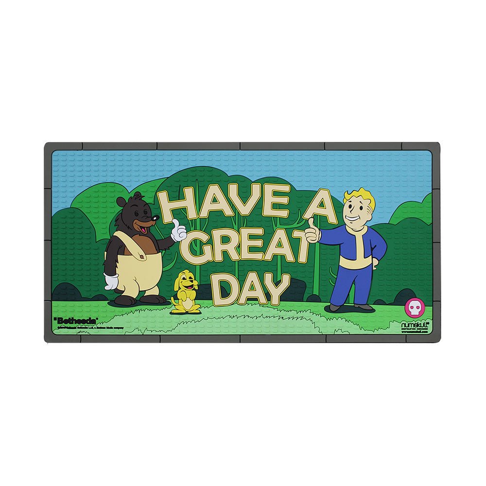 Fallout 76 Have a Great Day Rubber Doormat - GeekCore