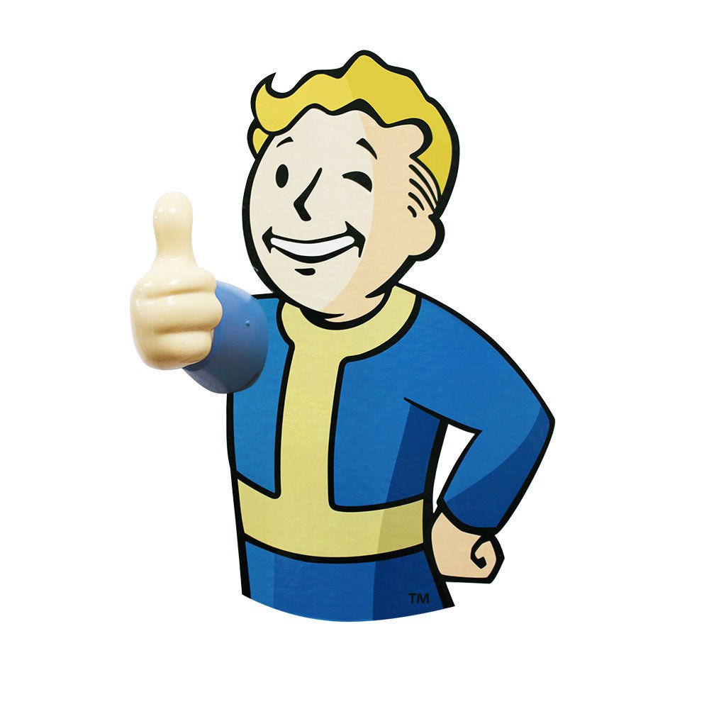 Fallout 76 Vault Boy Coat Hooks (2 pack) - GeekCore