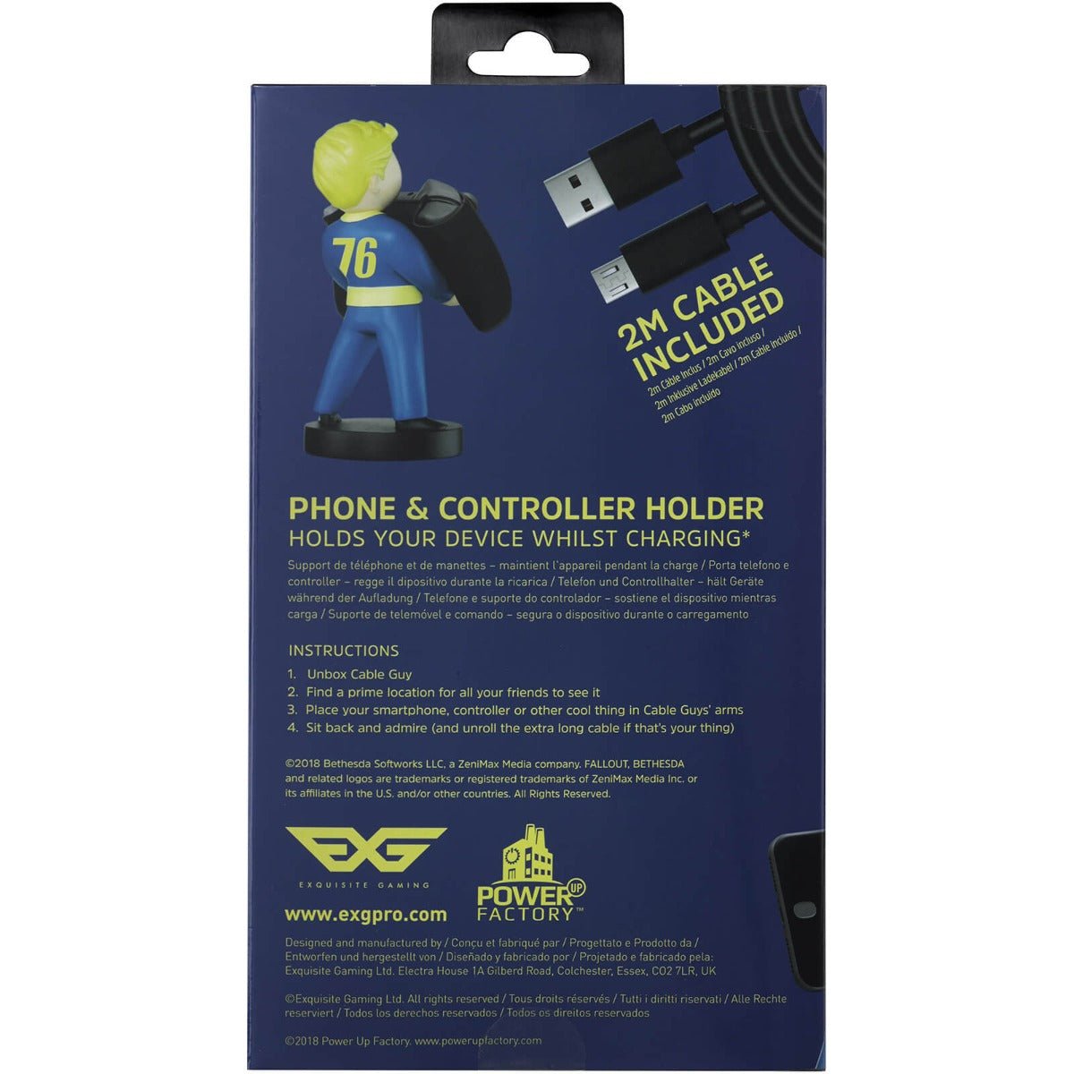 Fallout Vault 76 Cable Guy Controller & Smartphone Stand - GeekCore
