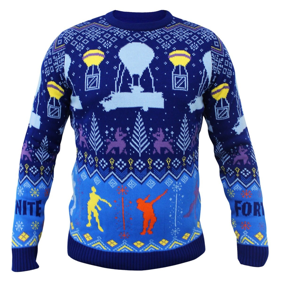 Fortnite Kids Knitted Christmas Jumper/Sweater - GeekCore