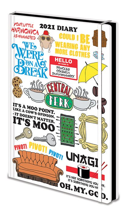 Friends The One with the Quotes 2021 Diary - GeekCore