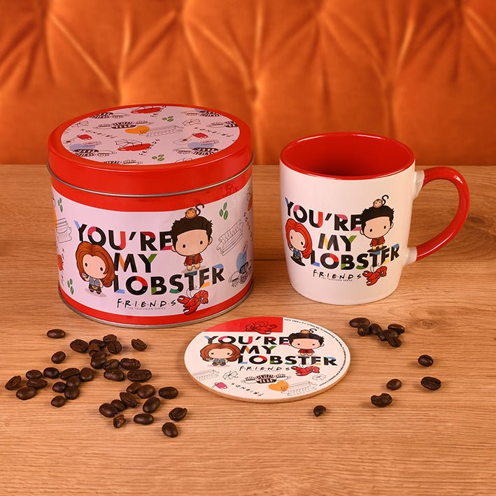 Friends You're My Lobster Mug and Coaster Gift Tin - GeekCore