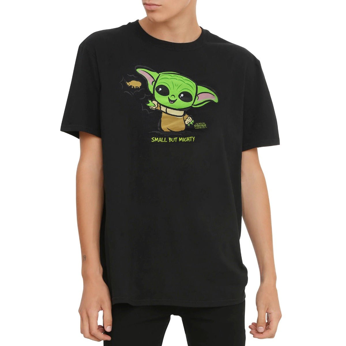 Funko Pop! Star Wars The Mandalorian "The Force" Baby Yoda T - Shirt - GeekCore