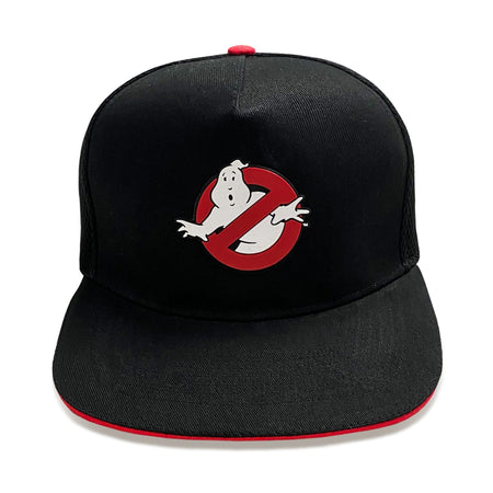 Ghostbusters Logo Rubber Badge Unisex Adults Snapback Cap - GeekCore