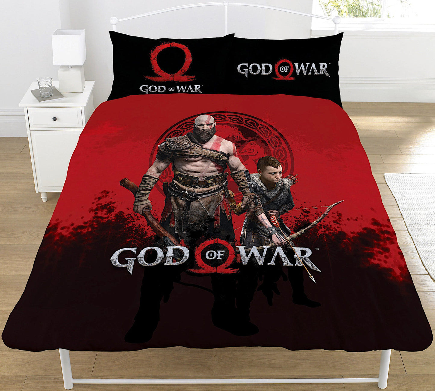 God of War Double Duvet Cover Bedding Set - GeekCore