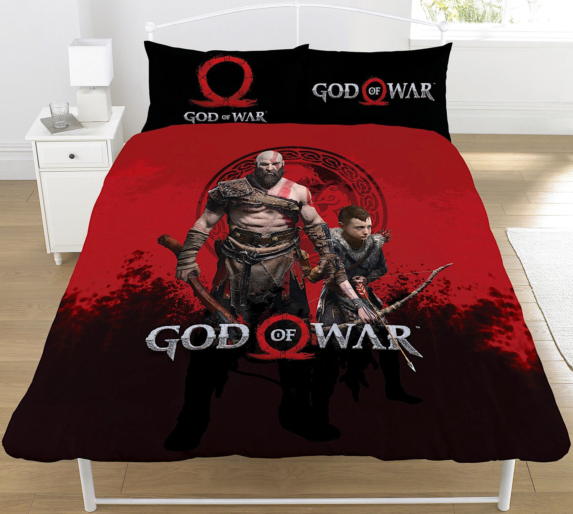 God of War Double Duvet Cover Bedding Set - GeekCore