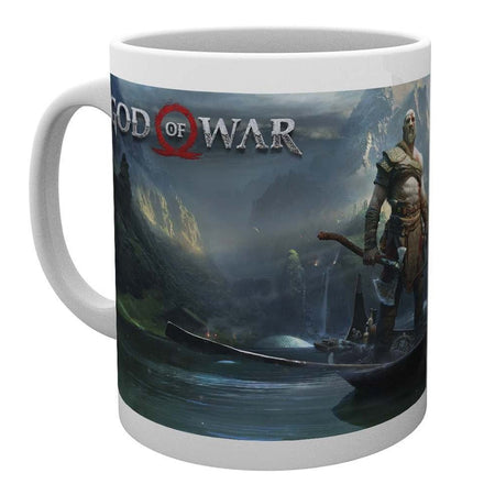 God of War Kratos and Atreus Landscape Artwork Mug - GeekCore