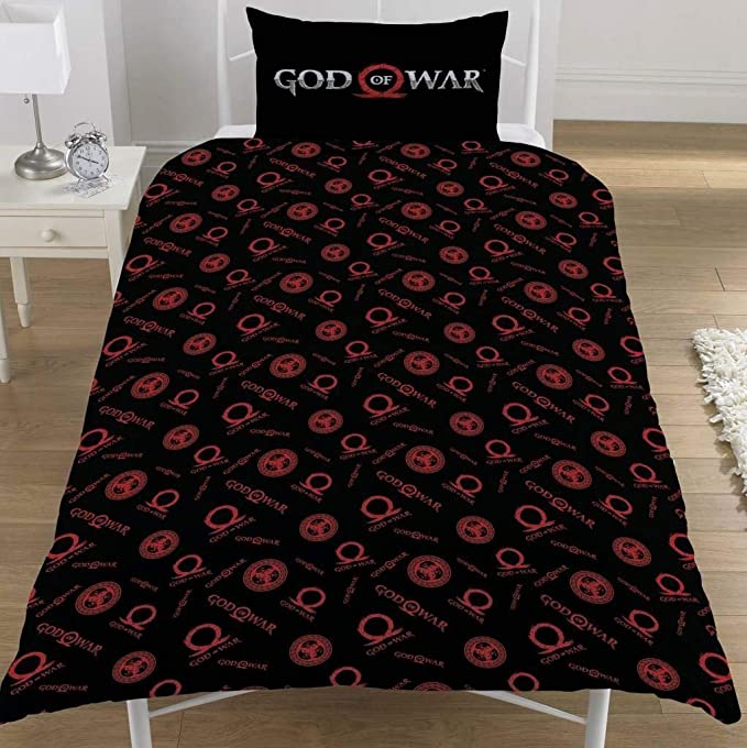 God of War Single Duvet Cover Bedding Set - GeekCore