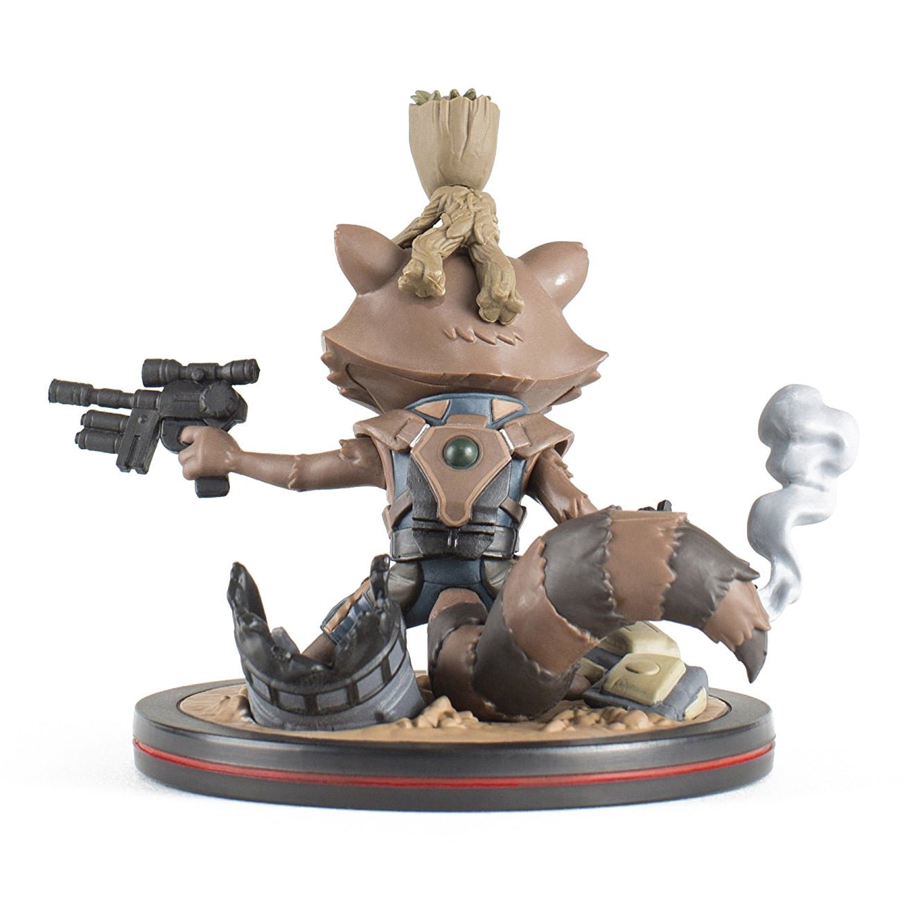 Guardians of the Galaxy Rocket & Groot Q - Fig Diorama - GeekCore