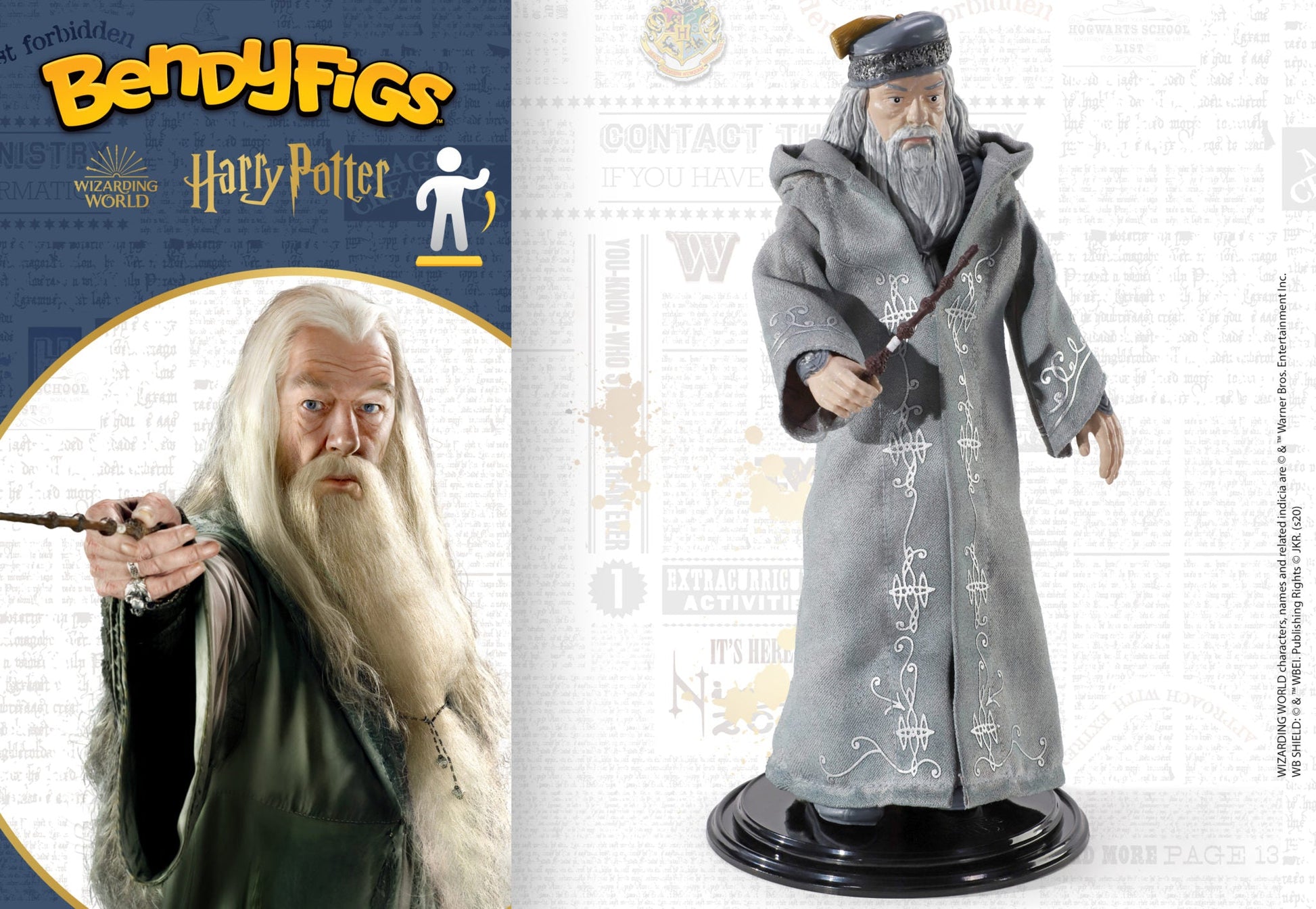 Harry Potter Albus Dumbledore Bendyfig - GeekCore