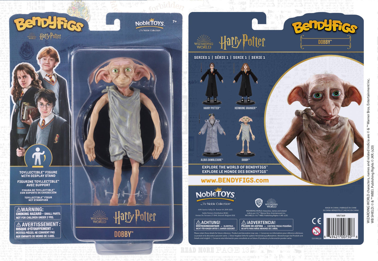 Harry Potter Dobby Bendyfig - GeekCore