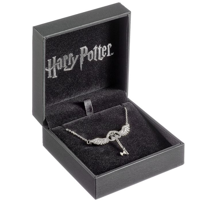 Harry Potter Flying Key with Swarovski Crystals Necklace - GeekCore