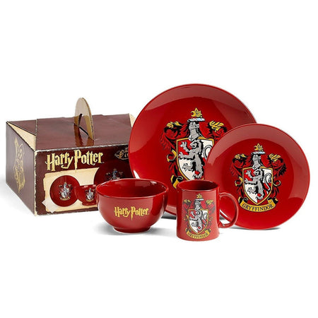 Harry Potter Gryffindor 4 Piece Dinner Set - GeekCore