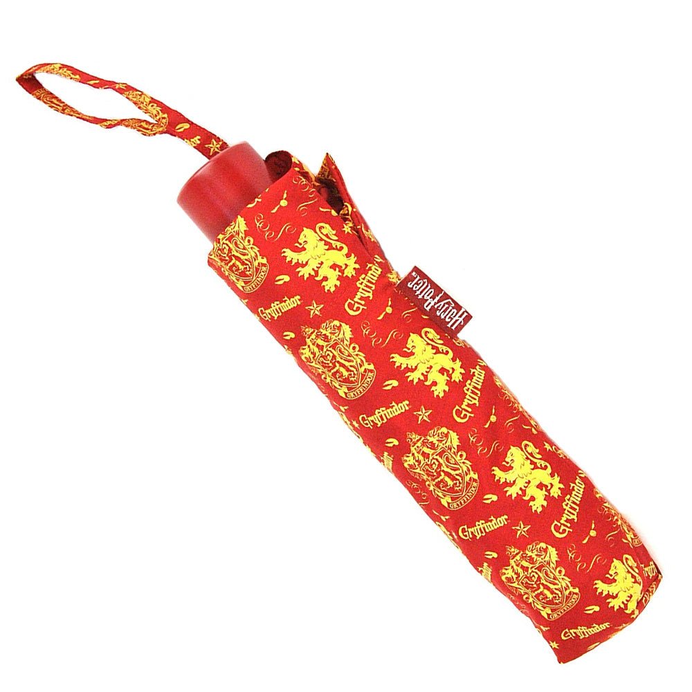 Harry Potter Gryffindor Folding Umbrella - GeekCore