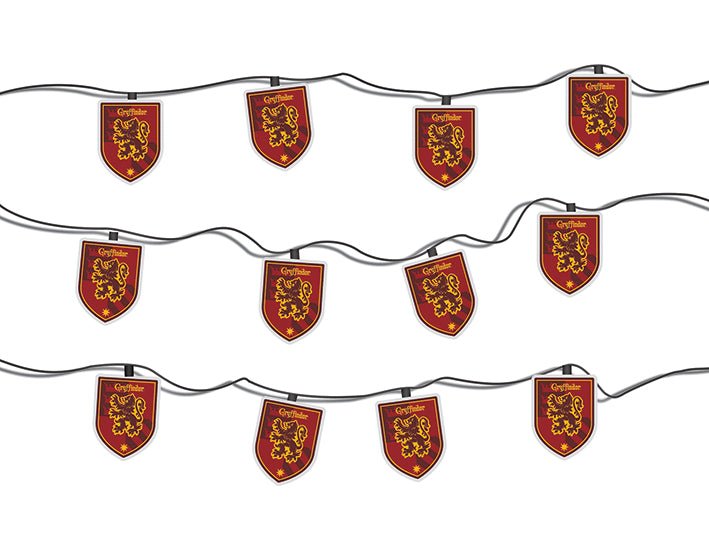 Harry Potter Gryffindor House Crest String Lights - GeekCore