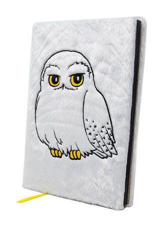 Harry Potter Hedwig A5 Furry Notebook - GeekCore