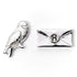 Harry Potter Hedwig and Letter Silver Plated Stud Earrings - GeekCore