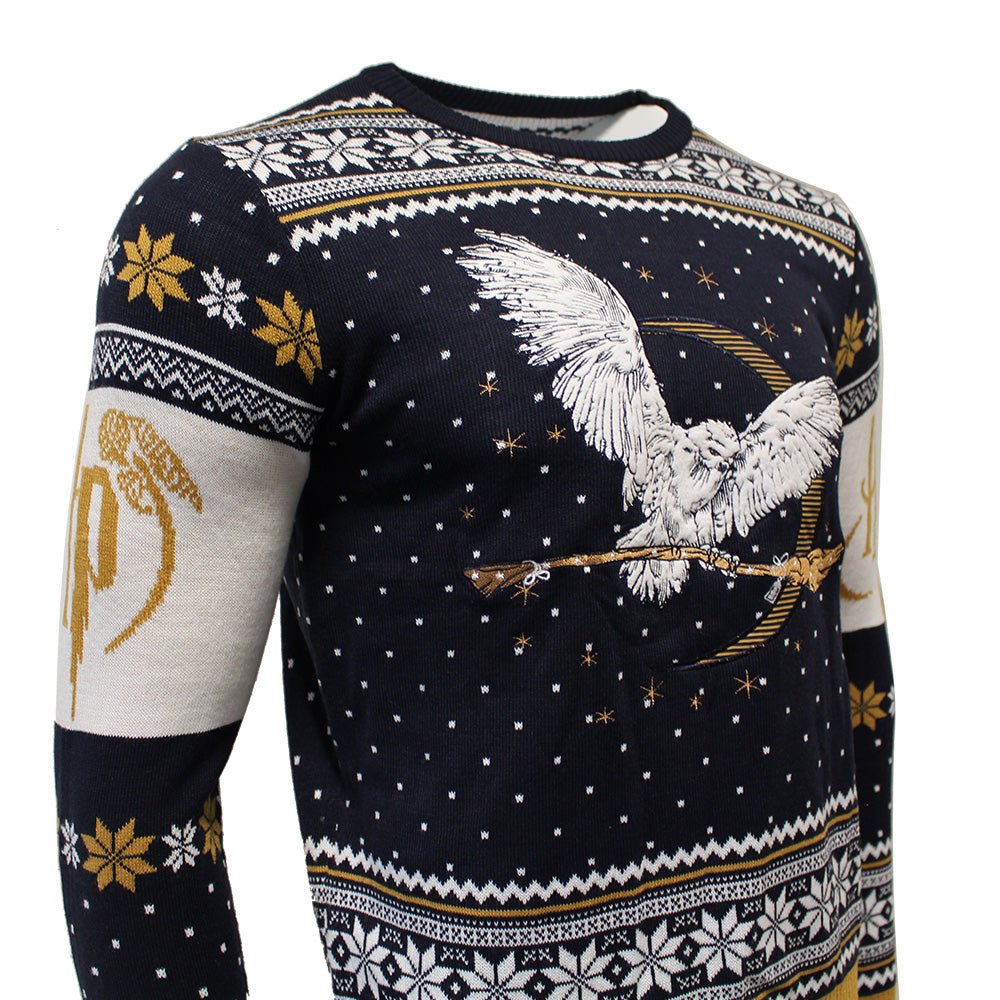 Harry Potter Hedwig Knitted Christmas Jumper / Sweater - GeekCore