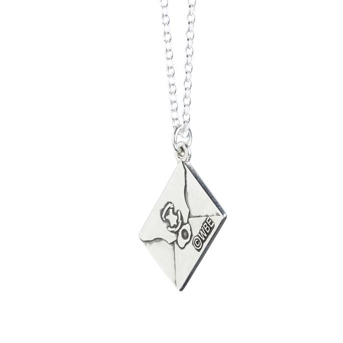 Harry Potter Hogwarts Acceptance Letter Sterling Silver Charm Necklace - GeekCore