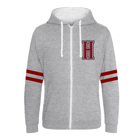 Harry Potter Hogwarts Alumni SuperHeroes Inc. Premium Contrast Zipped Hooded Sweatshirt - GeekCore