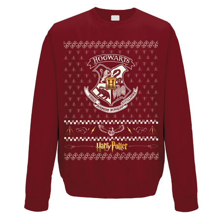 Harry Potter Hogwarts Christmas Jumper - GeekCore