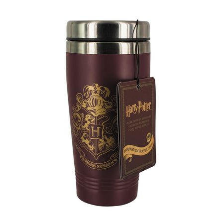 Harry Potter Hogwarts Crest Travel Mug - GeekCore