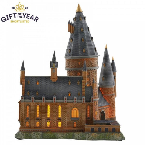 Harry Potter Hogwarts Great Hall and Tower Illuminating Resin Statue - GeekCore