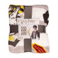 Harry Potter Hogwarts House Fleece Blanket Throw - GeekCore