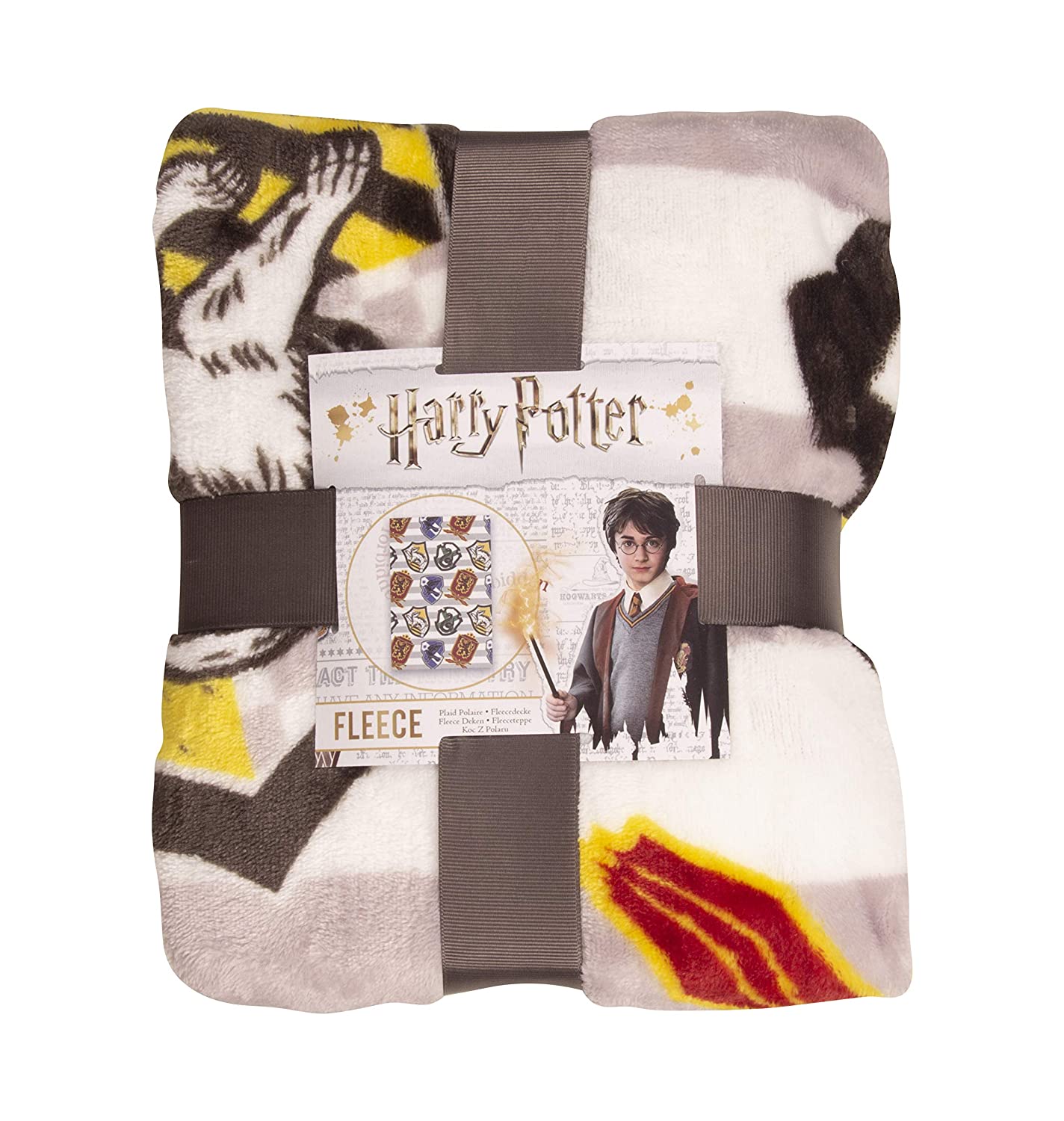 Harry Potter Hogwarts House Fleece Blanket Throw - GeekCore