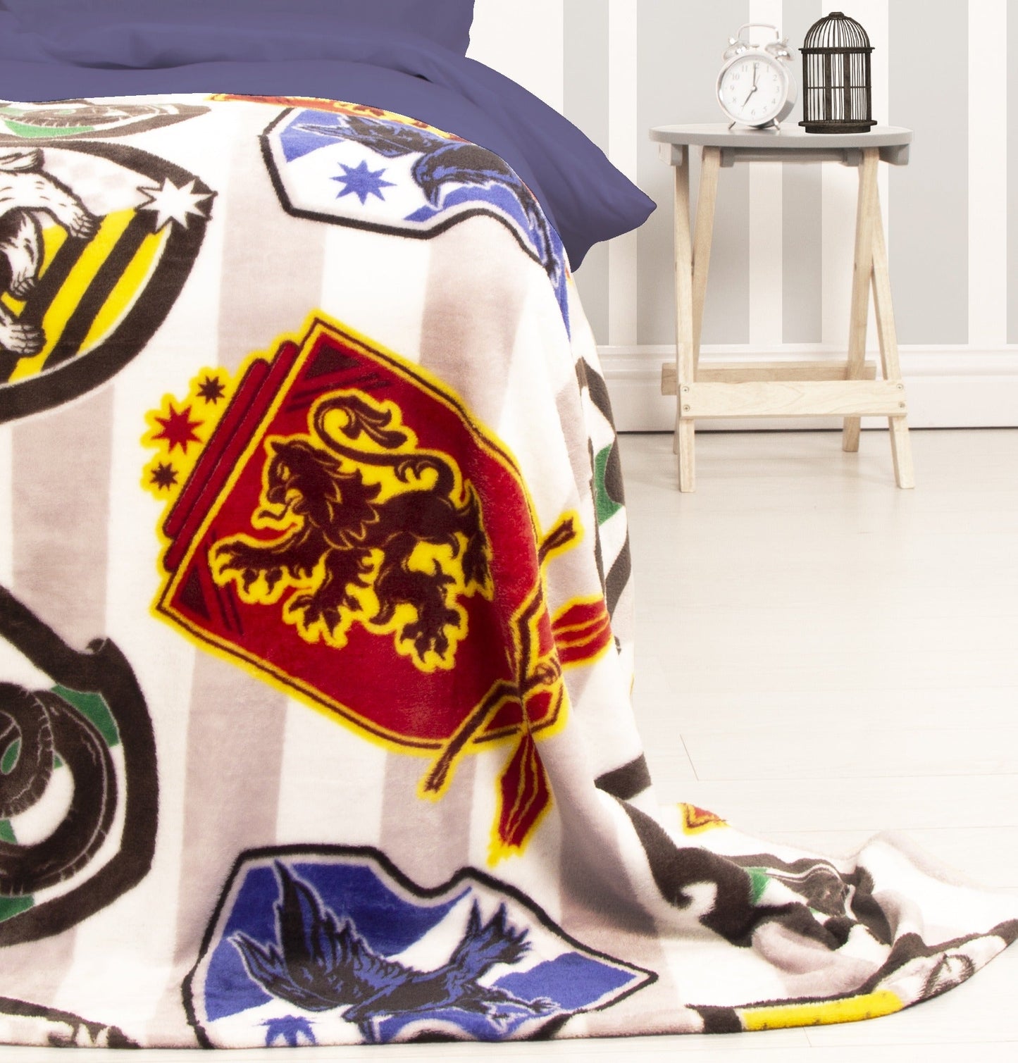 Harry Potter Hogwarts House Fleece Blanket Throw - GeekCore