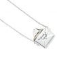 Harry Potter Hogwarts Opening Envelope Acceptance Letter Sterling Silver Necklace - GeekCore