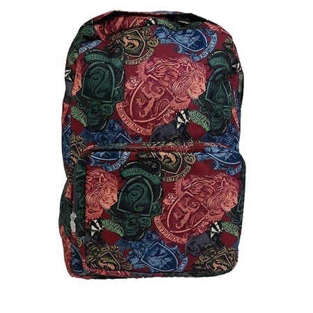 Harry Potter Houses Allover Print Backpack - GeekCore