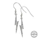 Harry Potter Lightning Bolt Sterling Silver Earrings with Swarovski Crystals - GeekCore