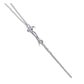 Harry Potter Lord Voldemort Silver Plated Wand Necklace - GeekCore