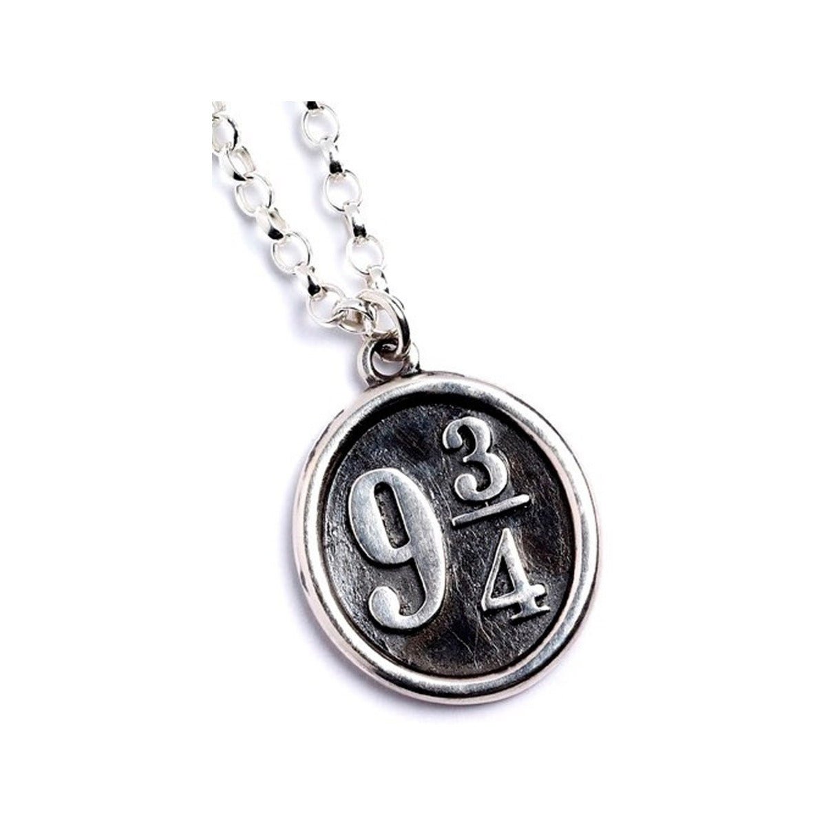 Harry Potter Platform 9¾ Sterling Silver Charm Necklace - GeekCore
