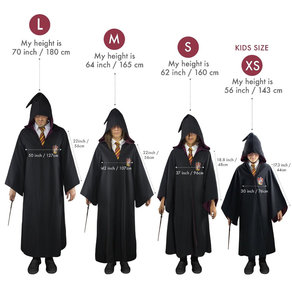 Harry Potter Replica Hogwarts Robe - Gryffindor - GeekCore