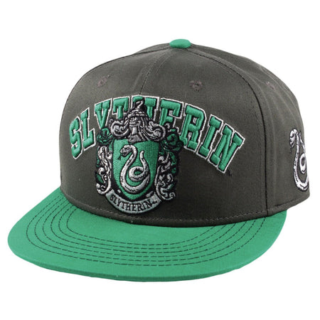 Harry Potter Slytherin College Style Snapback Cap - GeekCore