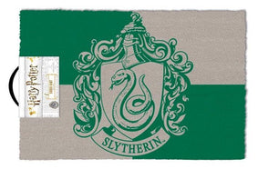 Harry Potter Slytherin House Crest Coir Doormat - GeekCore