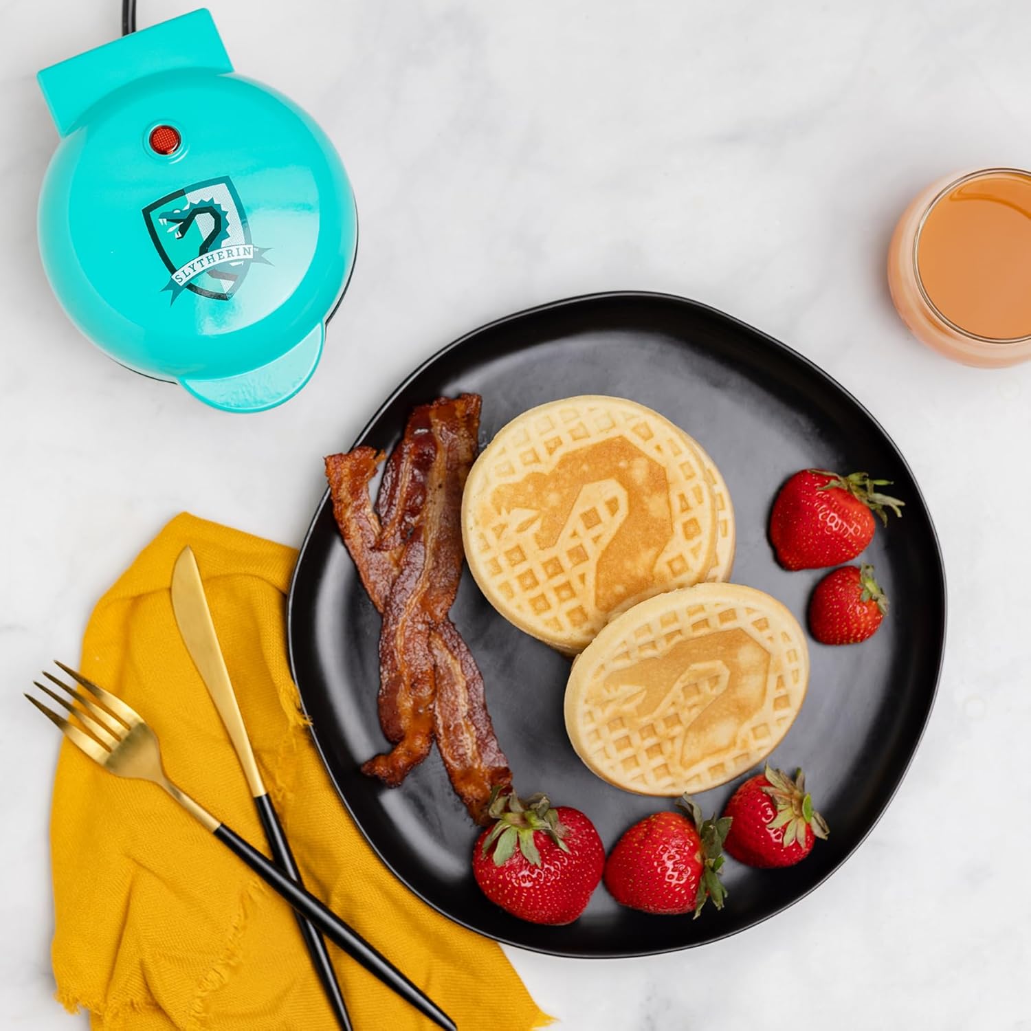 Harry Potter Slytherin Mini Waffle Maker - GeekCore